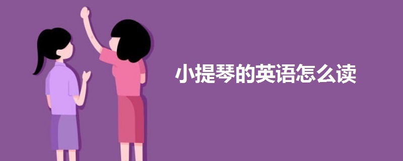 小提琴的英语怎么读