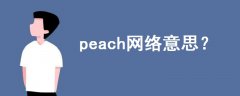 peach网络意思