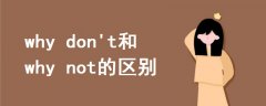 why don't和why not的区别