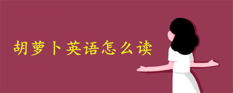 胡萝卜英语怎么读