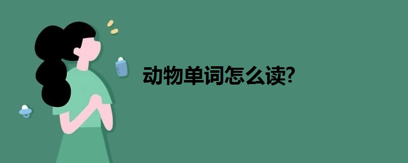 动物单词怎么读?