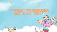 2023年湖南二本师范类院校最新排名(含公办、民办)
