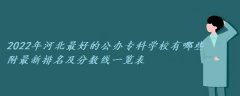 2023年河北最好的公办专科学校有哪些 附最新排名及分数线一览表