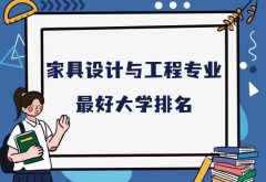 全国家具设计与工程专业最好大学排名（2023最新排名一览表）