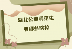 湖北公费师范生有哪些院校？2023湖北公费师范生报考条件
