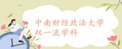 中南财经政法大学双一流学科