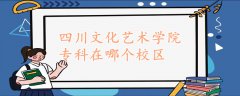 四川文化艺术学院专科在哪个校区